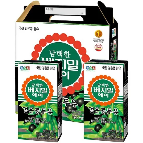 필수 구매 담백한 베지밀A 검은콩두유 190ml x 80팩 가이드북